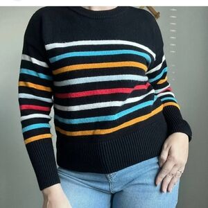 Philosophy Striped Sweater Multi-Color Women's size small